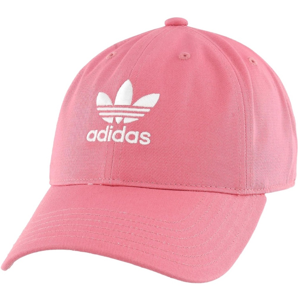 adidas Originals Women’s Relaxed Fit Strapback Hat - Hazy Rose Pink